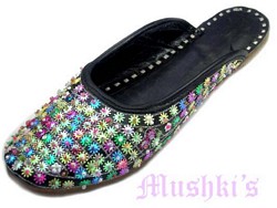 beaded slipper - click here for large view